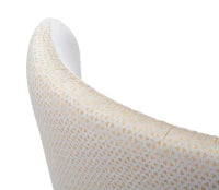 Sedia Mimoza Crema Set 2Pz cm 40X65X99