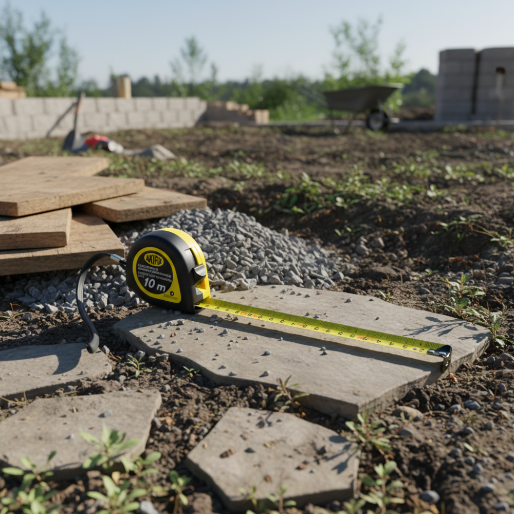 Flessometro gommato antiscivolo professionale akifix 10 m x 25 mm