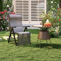 Sdraio da Giardino Zero Gravity Pieghevole e Reclinabile a 9 Livelli con Cuscino Lombare, Grigio