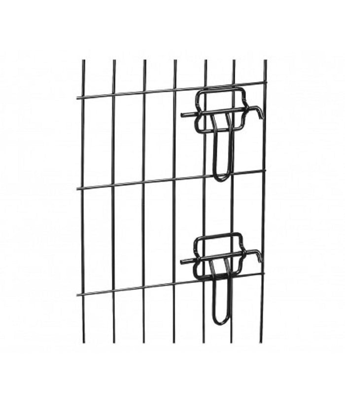 Gabbia Per Cani Cane In Metallo Nero 96 X 84 X 64 Cm Per Trasporto Con Ruote         