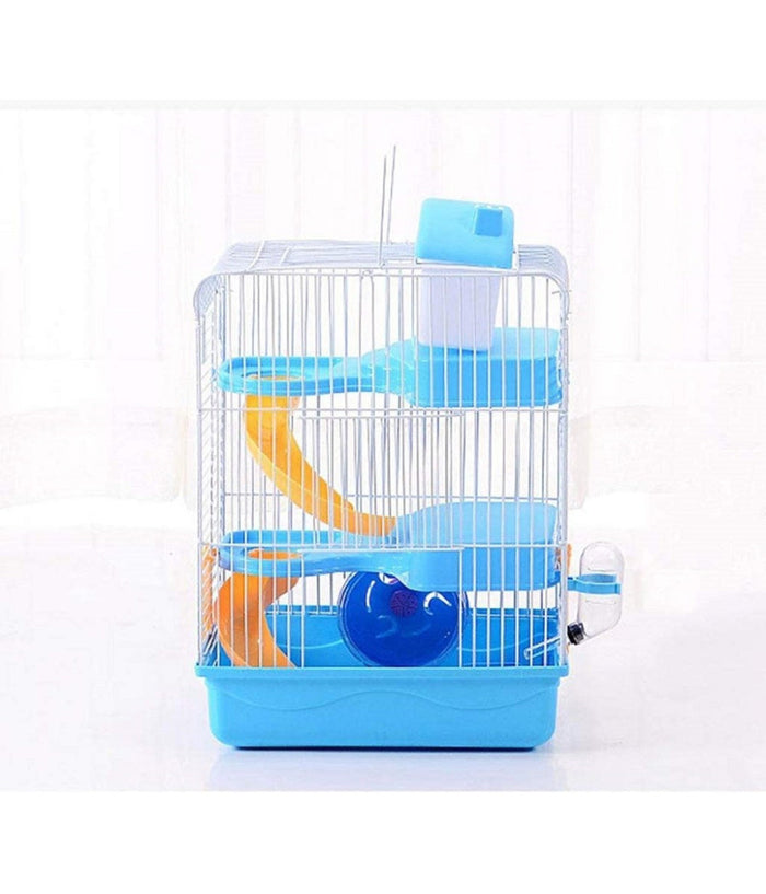 Trade Shop - Gabbia Per Criceti Criceto Portatile Casa A Più Livelli In Plastica 23x17x45 Cm -