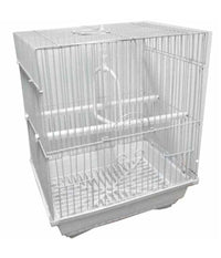 Gabbia Per Uccelli Gabbietta Canarini Colori Assortiti 27x34x22 Cm Quadrata         