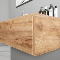 Cassettone scorrevole con apertura push&pull 70cm rovere gransasso | Galdor