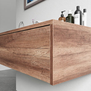 Cassettone scorrevole con apertura push&pull 80cm rovere barok | Galdor