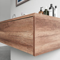 Cassettone scorrevole con apertura push&pull 90cm rovere barok | Galdor