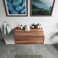 Cassettone scorrevole con apertura push&pull 90cm rovere barok | Galdor