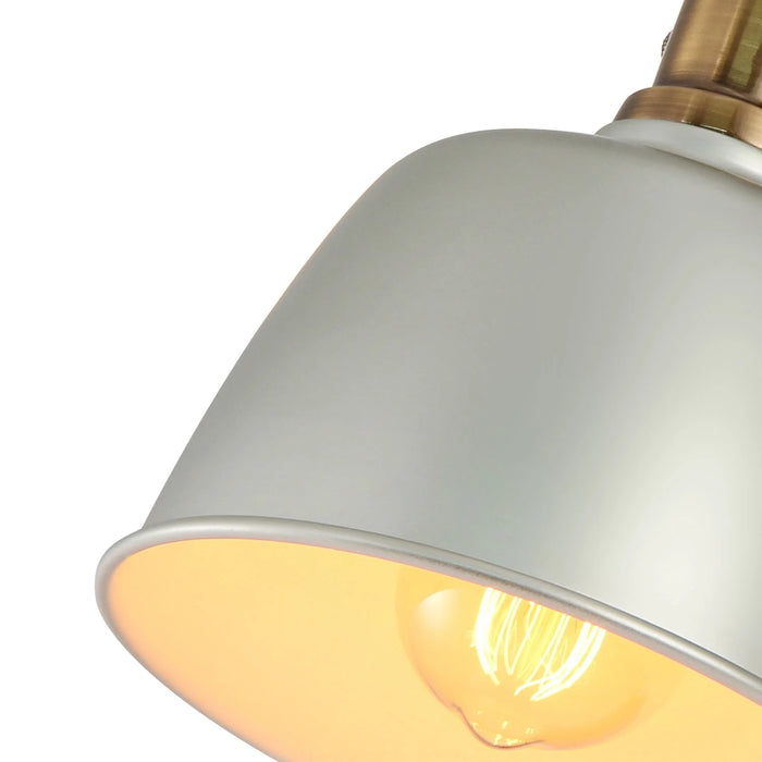 LÚZETE - GALINDO LAMPADA DA PARETE IN NICHEL OPACO