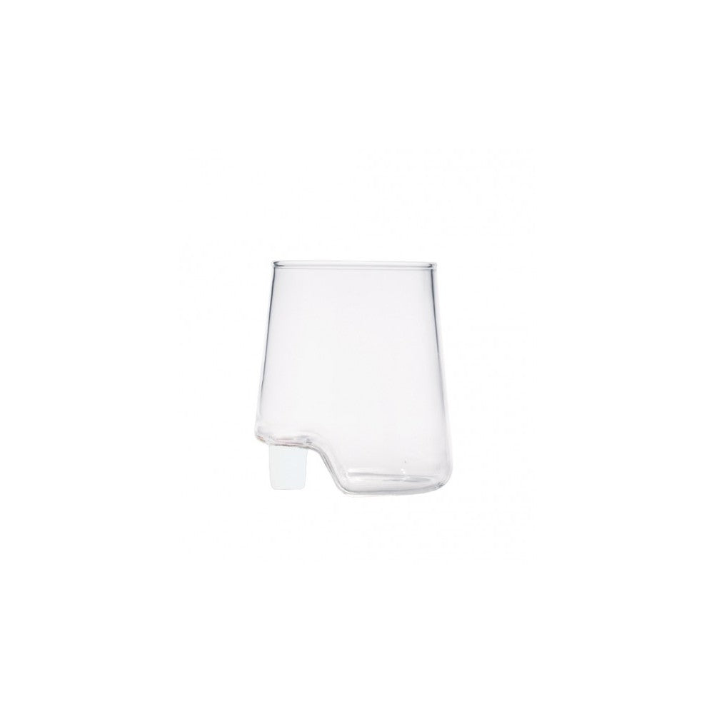 Gamba de Vero Zafferano Bicchiere in vetro borosilicato colore Bianco box 6 pezzi
