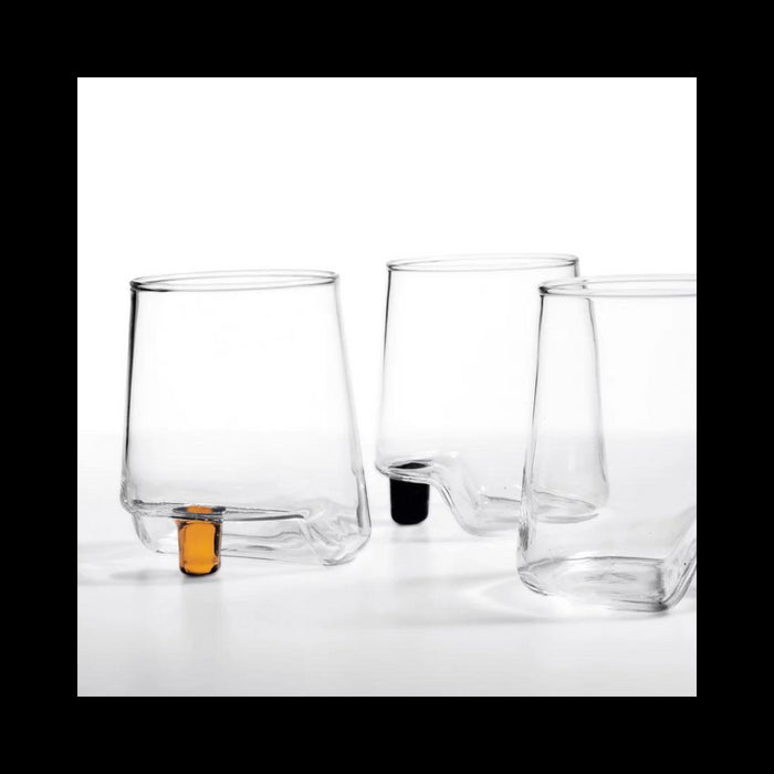 Gamba de Vero Zafferano Bicchiere in vetro borosilicato colore Blu box 6 pezzi