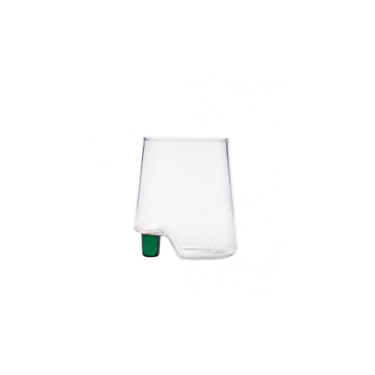 Gamba de Vero Zafferano Bicchiere in vetro borosilicato colore Verde box 6 pezzi