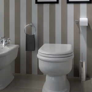 Portarotolo a muro Gedy in acciaio cromato | Genziana