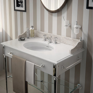 Portasalviette a muro 45 cm Gedy in acciaio cromato | Genziana