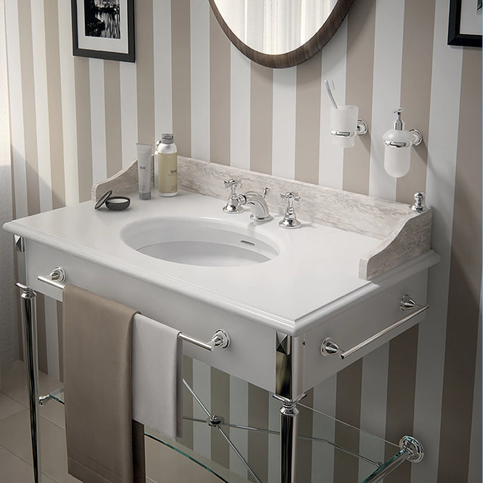 Portasalviette a muro 45 cm Gedy in acciaio cromato | Genziana