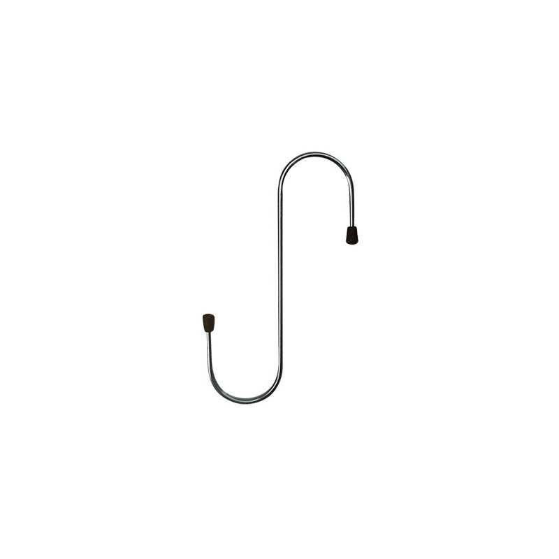 Gancio a parete a S 18 cm ferro zincato pesante - Brixo A.690-25