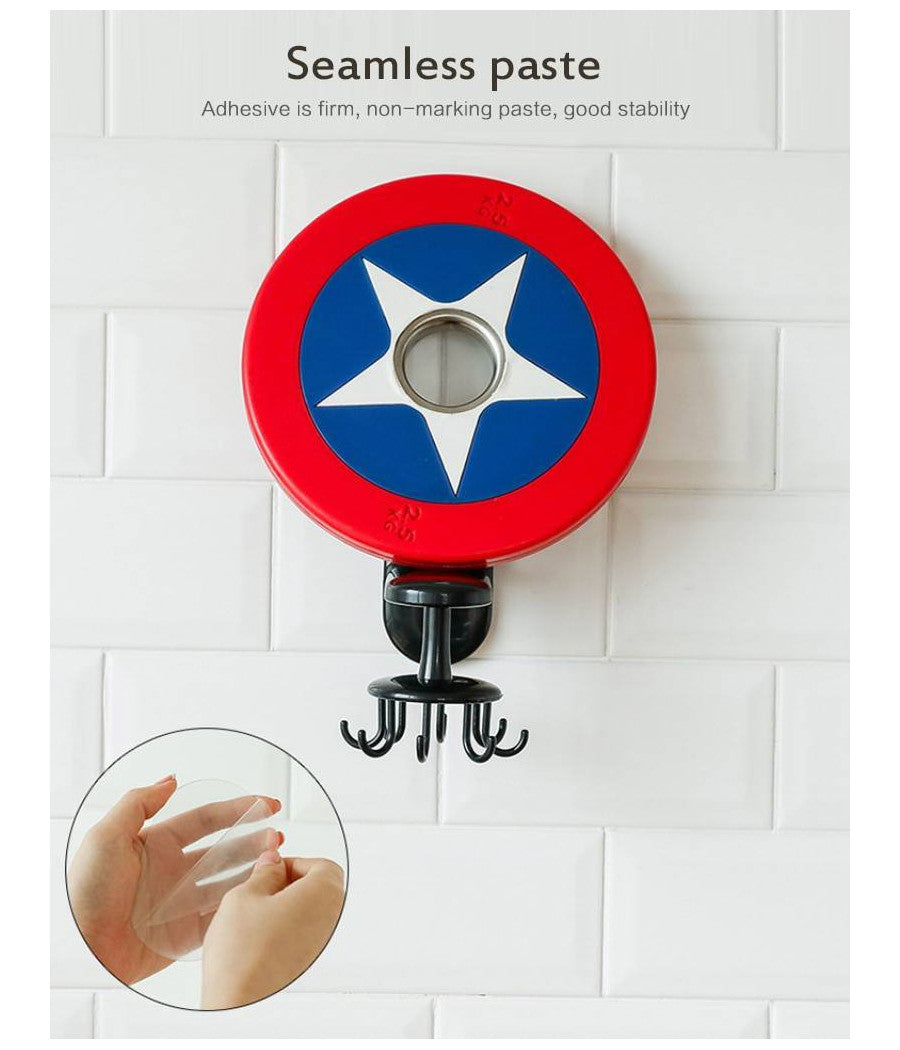 Trade Shop - Gancio Appendi Mestolo Coltelli Utensili Da Cucina Con 8 Supporti Appenditutto -