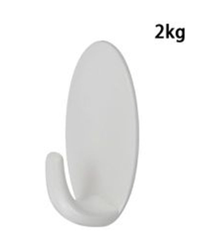 Gancio Appendino Adesivo Da Parete Casa Cucina Bagno Attaccapanni Ovale 59675         