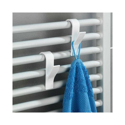 Gancio asciugamani per termoarredo B22 bianco