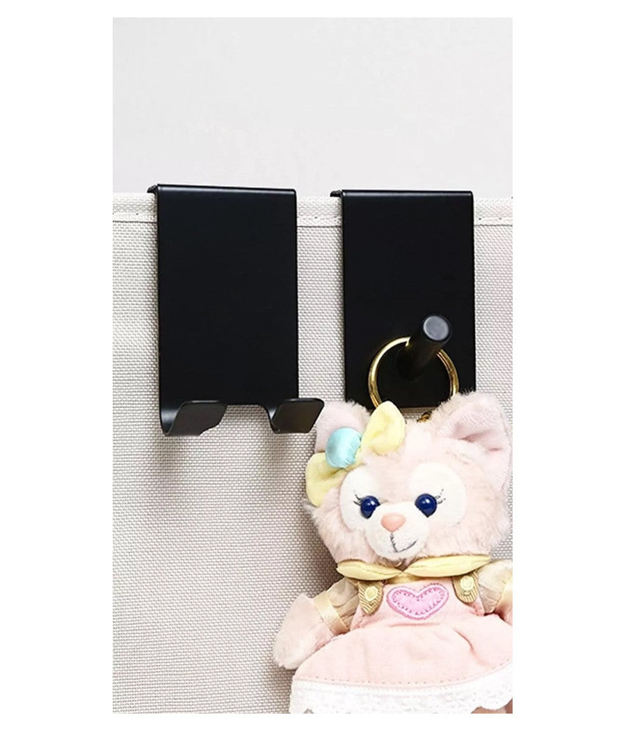 Gancio Bifacciale Per Box Doccia 3 Ganci Accappatoio Tergivetro Bagno Nero 87773         