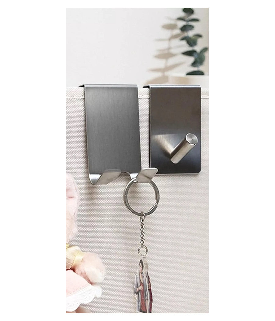 Gancio Bifacciale Porta Box Doccia A 3 Ganci Accappatoio Tergivetro Bagno 87768         