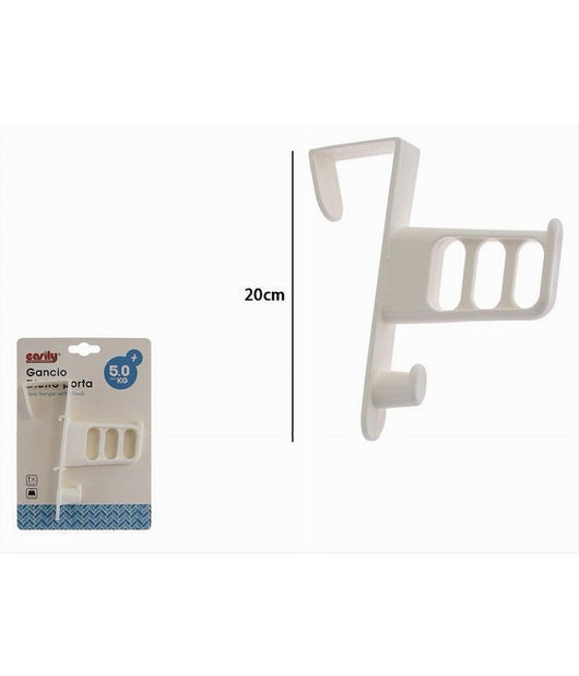 Gancio Dietro Porta Per Appendere Asciugamani Vestiti Grucce Bagno Casa 87019         