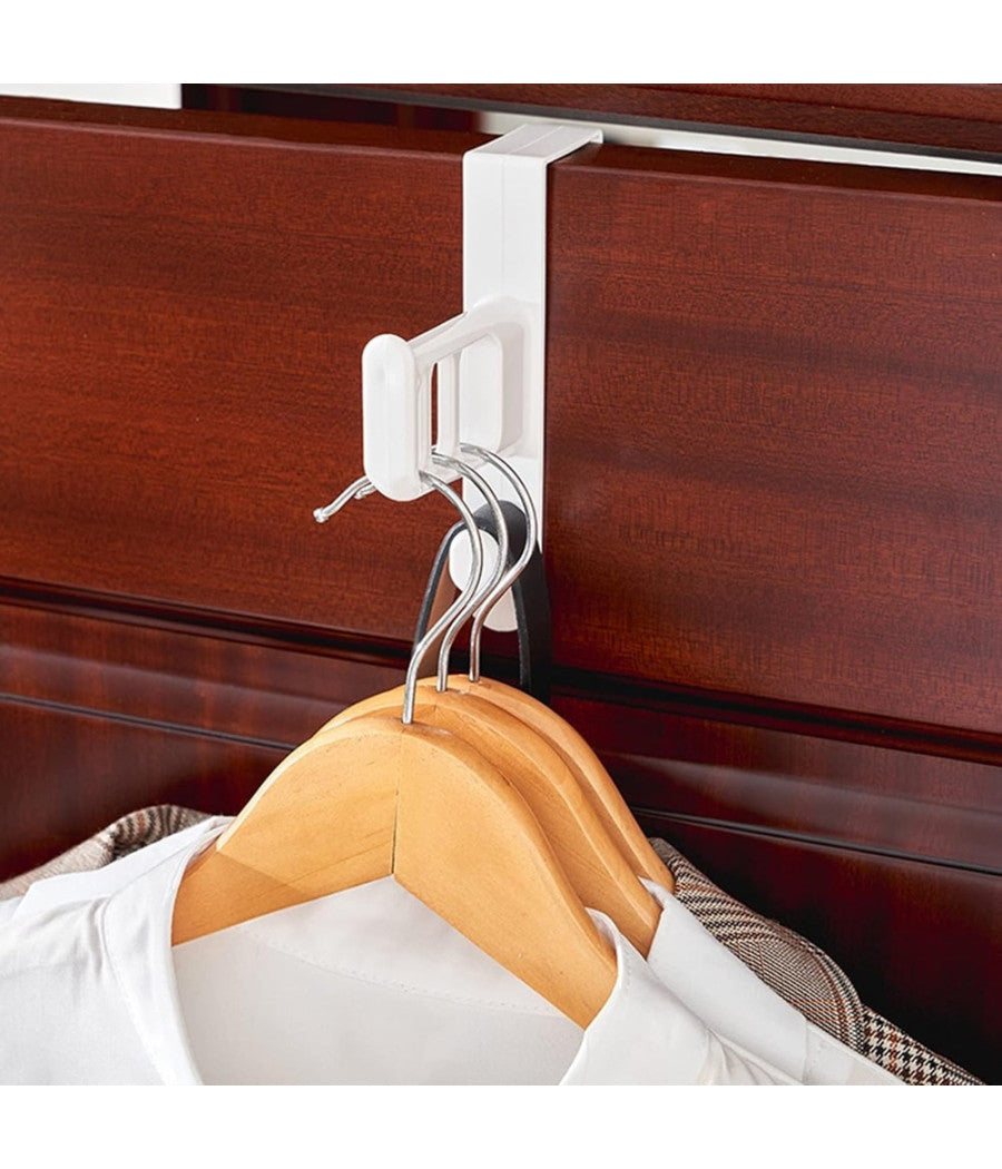 Gancio Dietro Porta Per Appendere Asciugamani Vestiti Grucce Bagno Casa 87019         