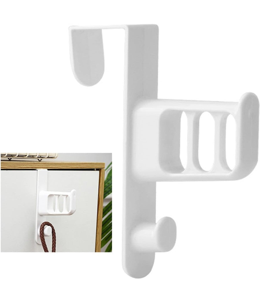 Gancio Dietro Porta Per Appendere Asciugamani Vestiti Grucce Bagno Casa 87019         