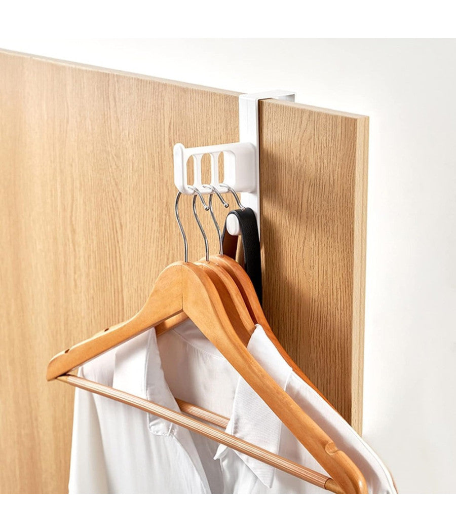 Gancio Dietro Porta Per Appendere Asciugamani Vestiti Grucce Bagno Casa 87019         