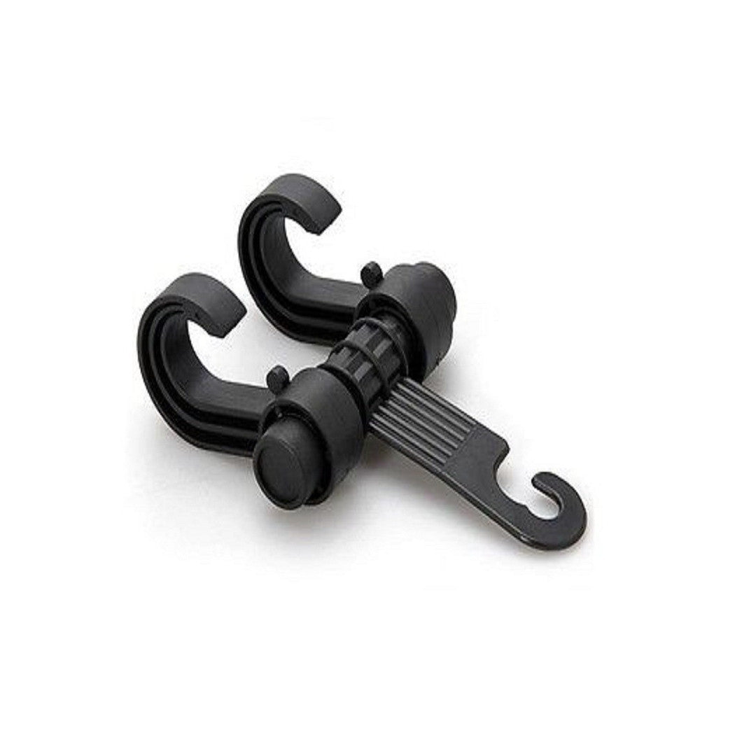 Trade Shop - Gancio Doppio Porta Borsa Oggetti Per Sedile Auto Spesa Busta -