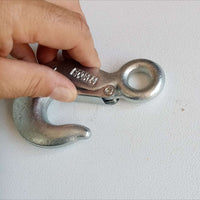 Gancio fisso portata 1000kg per sollevamento in acciaio al carbonio zincato