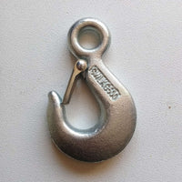 Gancio fisso portata 500kg per sollevamento in acciaio al carbonio zincato