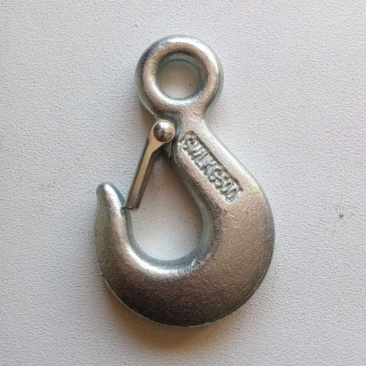 Gancio fisso portata 500kg per sollevamento in acciaio al carbonio zincato