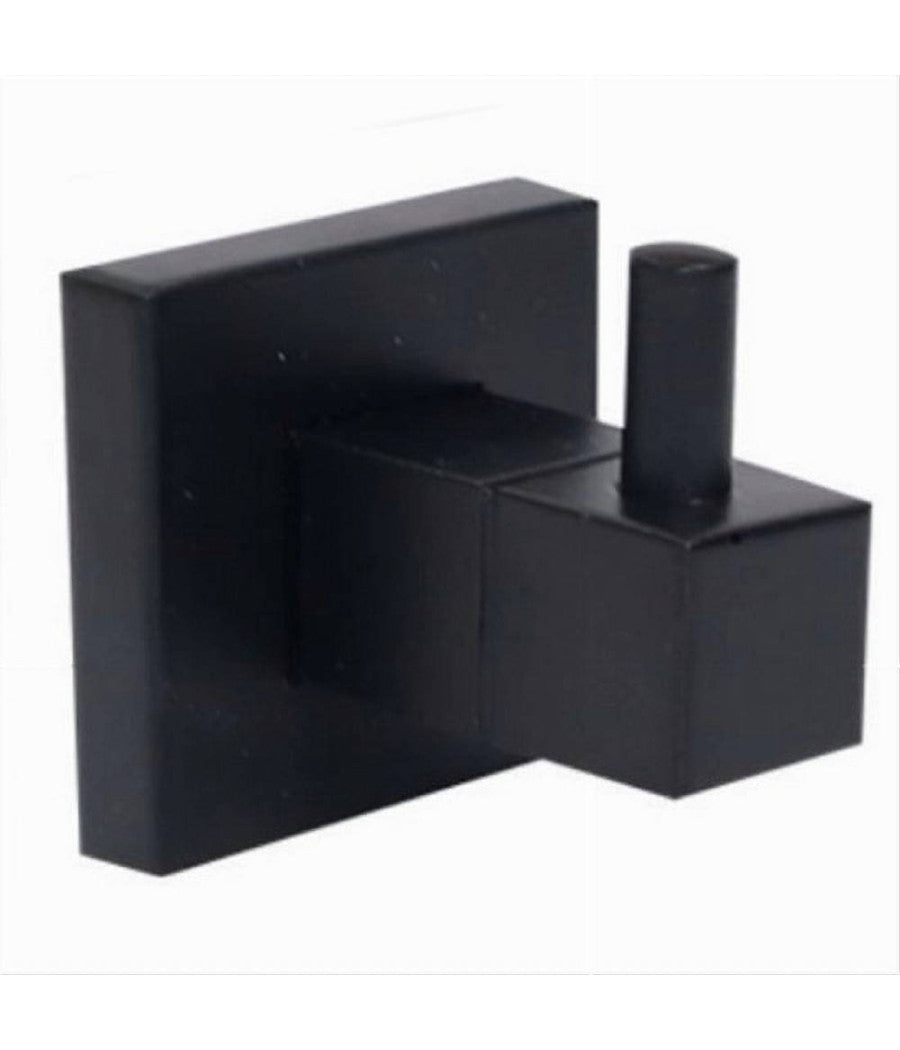 Gancio Per Accappatoio Asciugamani Da Muro Nero Appendino Arredo Per Bagno 79980         
