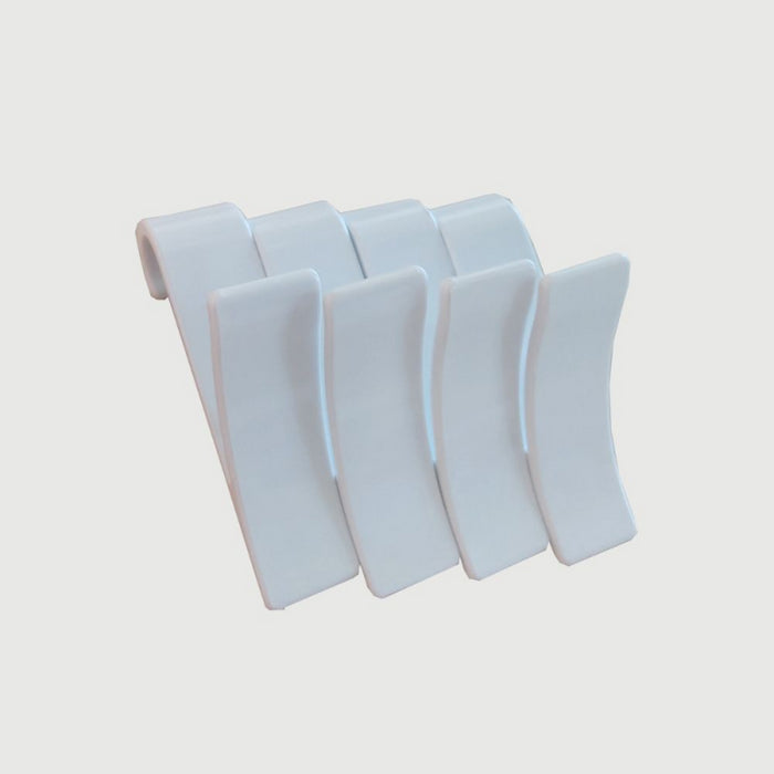Gancio per asciugamani 4 pezzi colore bianco
