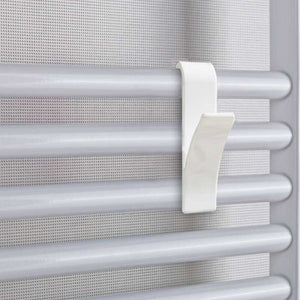 Gancio per asciugamani 4 pezzi colore bianco