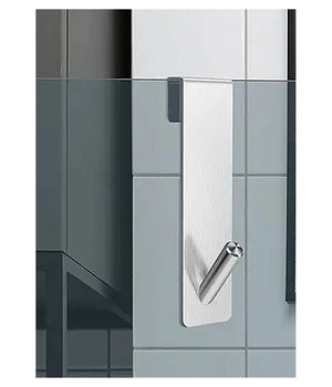 Gancio Per Porta Box Doccia Appendi Asciugamano Accappatoio Bagno 4x13.5cm 87764         