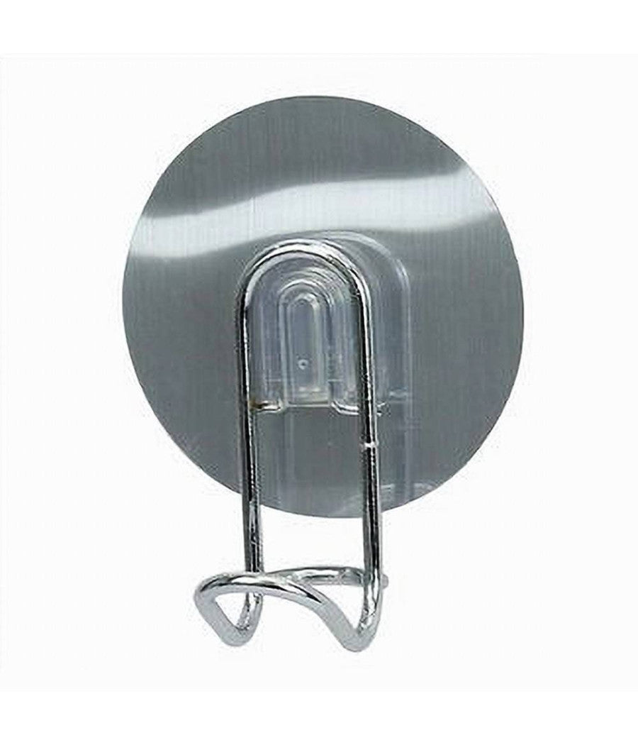 Gancio Porta Asciugamani Montaggio A Parete Bagno Con Biadesivo 8x4.5x10cm 79834         