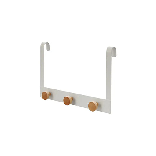 Gancio triplo acciaio bianco e bambu | Haiti