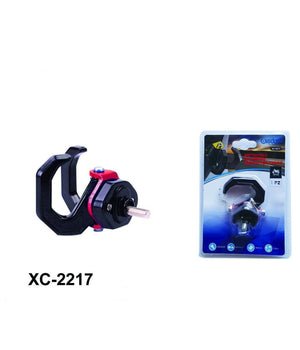 Gancio Universale Per Casco Da Moto In Alluminio Doppio Gancio Con Vite Xc-2217         