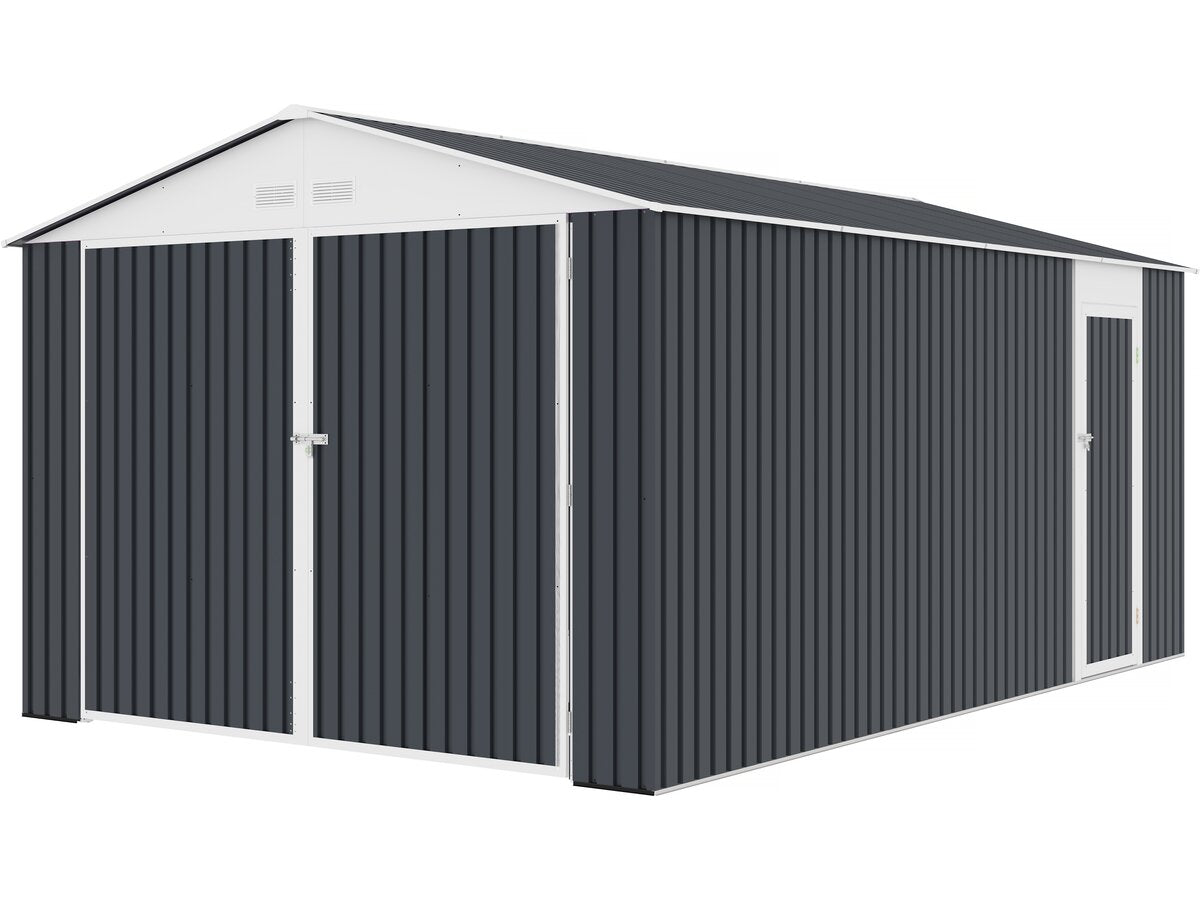 Garage in metallo "Houston" 15,36 mq - Antracite