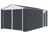 Garage in metallo "Houston" 15,36 mq - Antracite