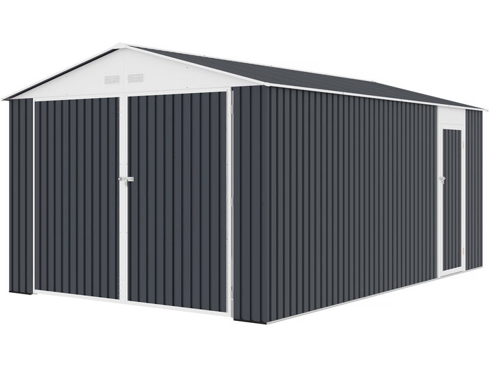 Garage in metallo "Houston" 15,36 mq - Antracite