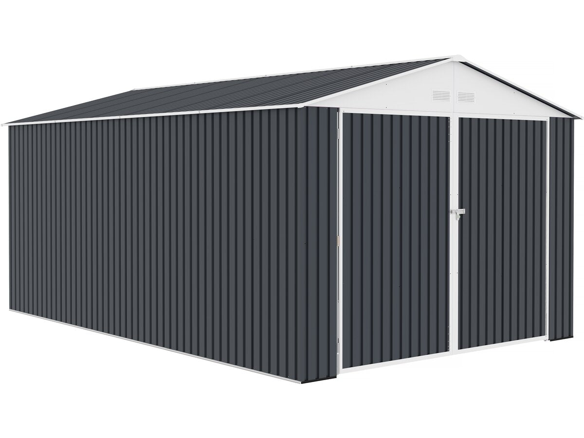 Garage in metallo "Houston" 15,36 mq - Antracite