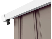 Garage in metallo "Nevada" - 15,36 m² con grondaia e serbatoio per il recupero dell'acqua