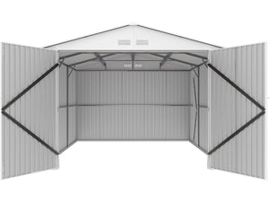 Garage in metallo NEVADA con porta battente - 15,36 m²