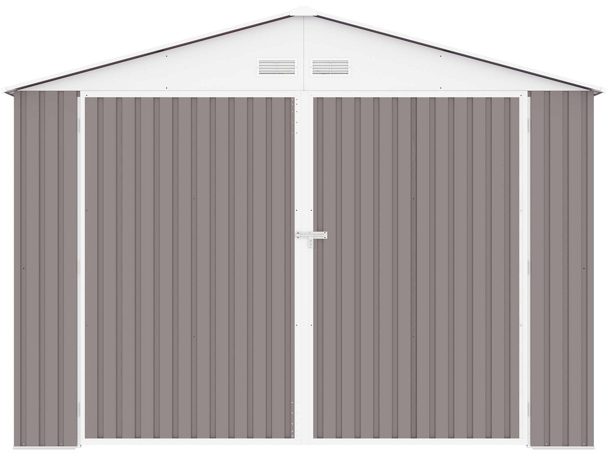 Garage in metallo NEVADA con porta battente - 15,36 m²