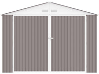 Garage in metallo NEVADA con porta battente - 15,36 m²