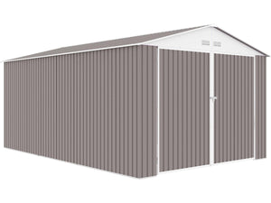 Garage in metallo NEVADA con porta battente - 15,36 m²