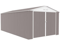 Garage in metallo NEVADA con porta battente - 18,56 m²