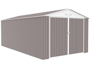 Garage in metallo NEVADA con porta battente - 18,56 m²