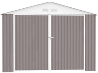 Garage in metallo NEVADA con porta battente - 18,56 m²